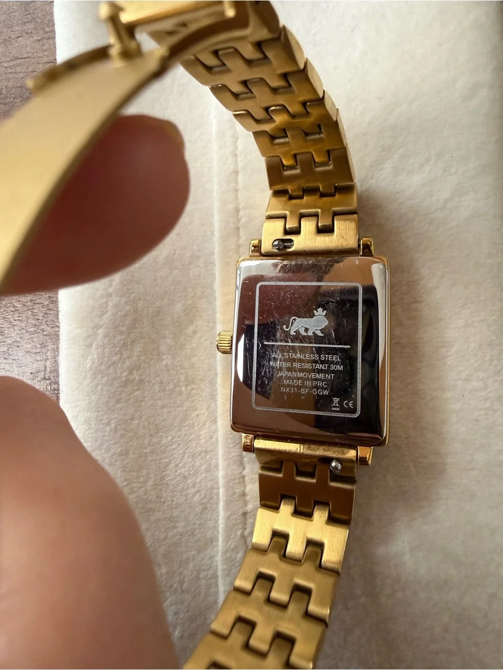 Women's Small Gold Watch - Larsson & Jennings Boyfriend Mini